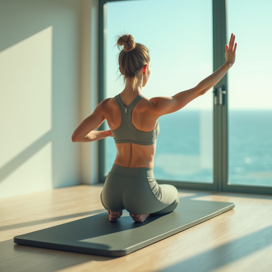 Pilates øvelse